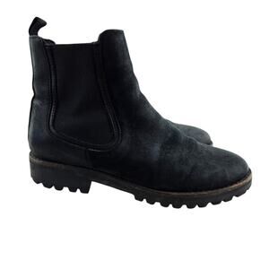 Thursday Boot Company Ankle Boots Womens 7 Chelsea Black Matte Nubuck Leather